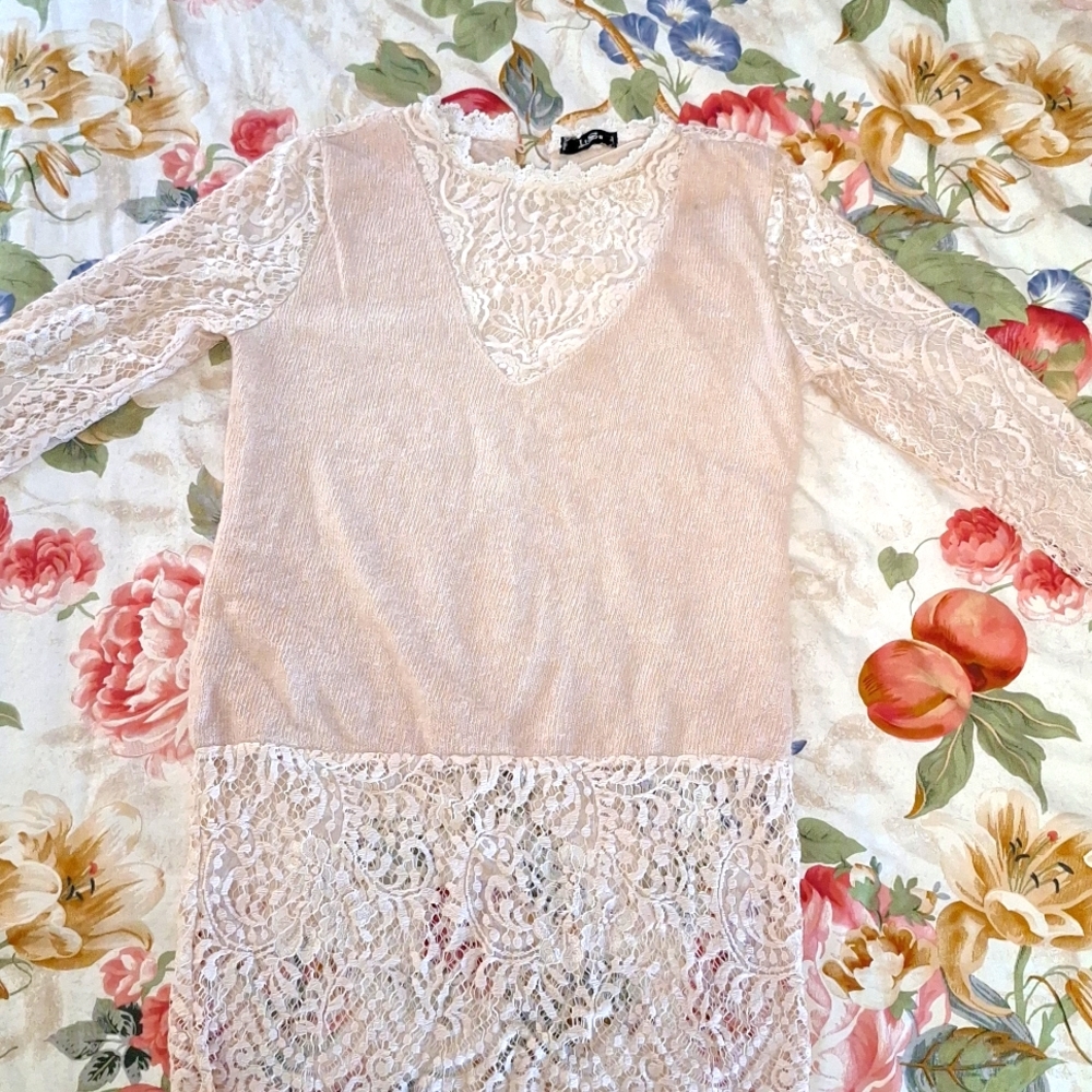 Lace shirt/dress